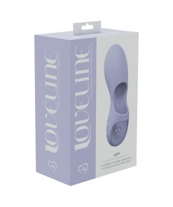 Loveline Joy 10 Speed Finger Vibe Silicone Rechargeable Waterproof Lavender