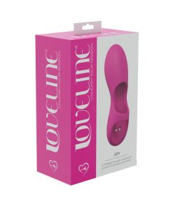 Loveline Joy 10 Speed Finger Vibe Silicone Rechargeable Waterproof Pink