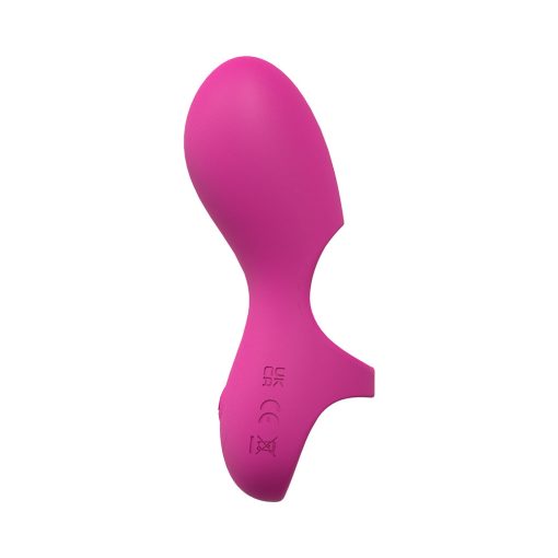 Loveline Joy 10 Speed Finger Vibe Silicone Rechargeable Waterproof Pink - Image 3