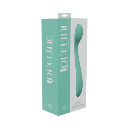 Loveline Juicy 10 Speed Flexible Vibe Sealed Silicone Rechargeable Submersible Green