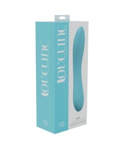 Loveline Lust 10 Speed Flexible Vibe Sealed Silicone Rechargeable Submersible Blue