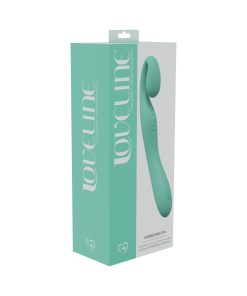 Loveline Obsession 10 Speed Dual Motor Vibe Sealed Silicone Rechargeable Submersible Green