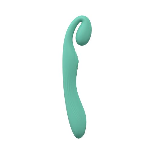 Loveline Obsession 10 Speed Dual Motor Vibe Sealed Silicone Rechargeable Submersible Green - Image 3