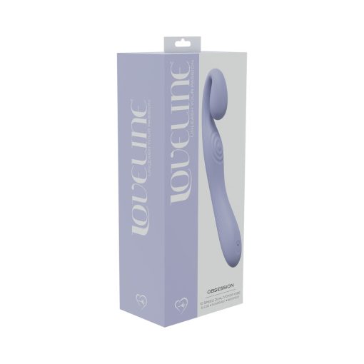 Loveline Obsession – 10-Speed Dual Motor Silicone Vibrator (Lavender)