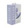 Loveline Bliss 10 Speed Dual Motor Vibe Sealed Silicone Rechargeable Submersible Lavender