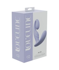 Loveline Bliss 10 Speed Dual Motor Vibe Sealed Silicone Rechargeable Submersible Lavender