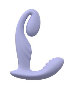 Loveline Bliss 10 Speed Dual Motor Vibe Sealed Silicone Rechargeable Submersible Lavender