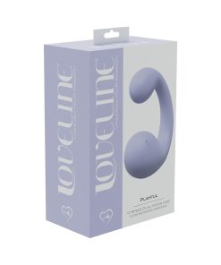 Loveline Playful 10 Speed Dual Motor Vibe Sealed Silicone Rechargeable Submersible Lavender
