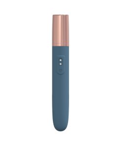 Loveline The Traveler 10 Speed Travel Vibe Silicone Rechargeable Waterproof Blue/Grey
