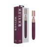 Loveline The Traveler 10 Speed Travel Vibe Silicone Rechargeable Waterproof Burgundy