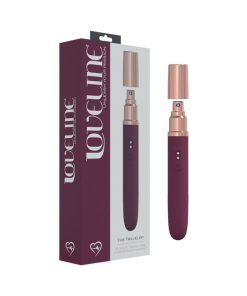 Loveline The Traveler 10 Speed Travel Vibe Silicone Rechargeable Waterproof Burgundy