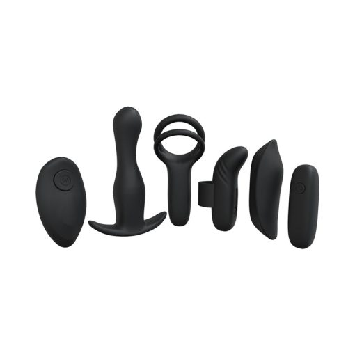Loveline Supreme Weekend Kit Silicone Rechargeable Waterproof Black - Image 2