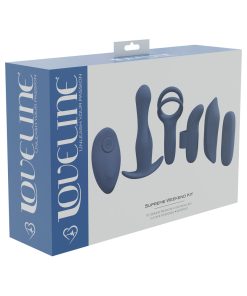 Loveline Supreme Weekend Kit Silicone Rechargeable Waterproof Blue/Grey