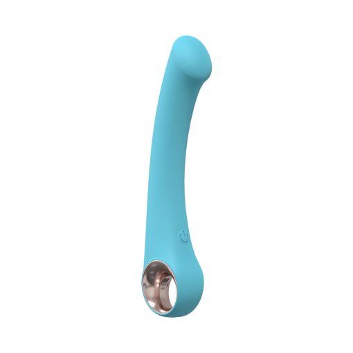 Loveline Luscious 10 Speed G-Spot Vibe Silicone Rechargeable Waterproof Blue - Image 3