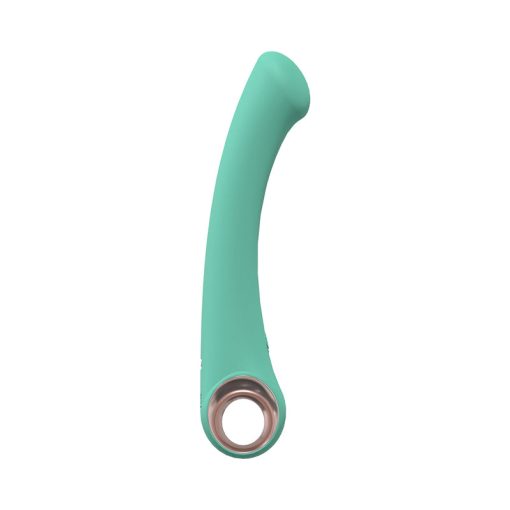 Loveline Luscious 10 Speed G-Spot Vibe Silicone Rechargeable Waterproof Green - Image 2