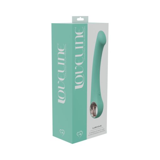 Loveline Luscious 10 Speed G-Spot Vibe Silicone Rechargeable Waterproof Green