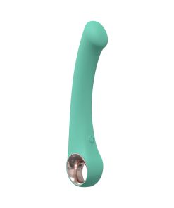 Loveline Luscious 10 Speed G-Spot Vibe Silicone Rechargeable Waterproof Green