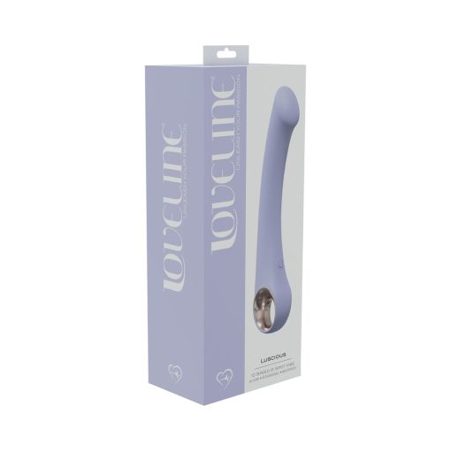 Loveline Luscious 10 Speed G-Spot Vibe Silicone Rechargeable Waterproof Lavender