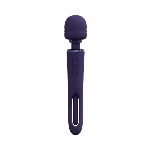VIVE Kiku Flapping Tongue Wand – Double Ended Rechargeable Vibrator - Image 2