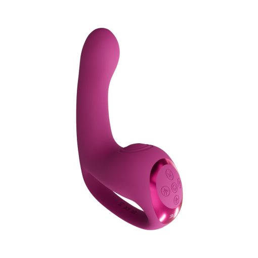 Vive Riko Rechargeable Triple Motor Thumper With Finger Motion And Pulse Wave Stimulator Pink - Image 3