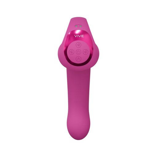Vive Riko Rechargeable Triple Motor Thumper With Finger Motion And Pulse Wave Stimulator Pink - Image 4