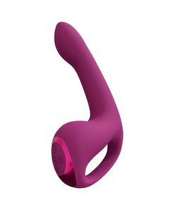 Vive Riko Rechargeable Triple Motor Thumper With Finger Motion And Pulse Wave Stimulator Pink
