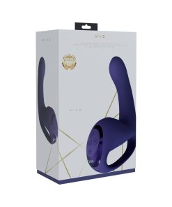Vive Riko Rechargeable Triple Motor Thumper With Finger Motion And Pulse Wave Stimulator Purple