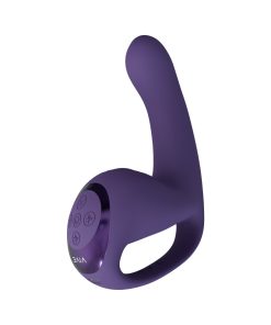 Vive Riko Rechargeable Triple Motor Thumper With Finger Motion And Pulse Wave Stimulator Purple