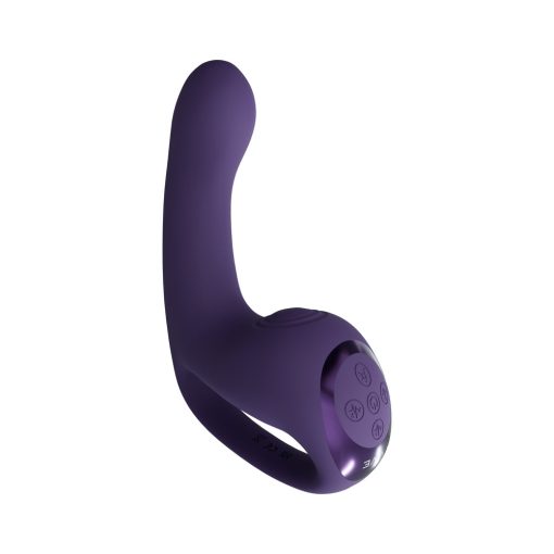 Vive Riko Rechargeable Triple Motor Thumper With Finger Motion And Pulse Wave Stimulator Purple - Image 3