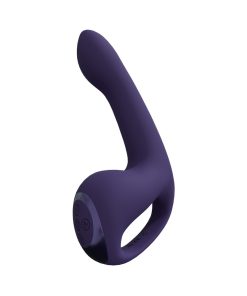 Vive Riko Rechargeable Triple Motor Thumper With Finger Motion And Pulse Wave Stimulator Purple