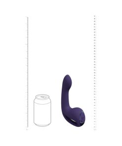 Vive Riko Rechargeable Triple Motor Thumper With Finger Motion And Pulse Wave Stimulator Purple