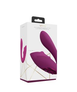 Vive Yuki Rechargeable Dual Motor G-Spot Vibrator With Massaging Beads Pink