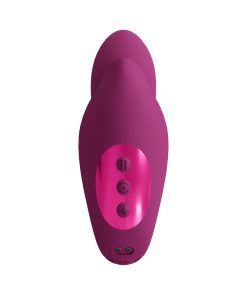 Vive Yuki Rechargeable Dual Motor G-Spot Vibrator With Massaging Beads Pink