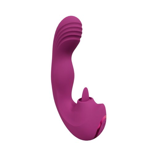 Vive Yumi – G-Spot Finger Motion & Flickering Tongue Vibrator (Pink) - Image 2