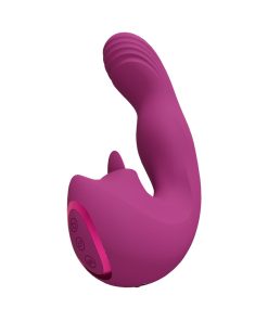 Vive Yumi – G-Spot Finger Motion & Flickering Tongue Vibrator (Pink)