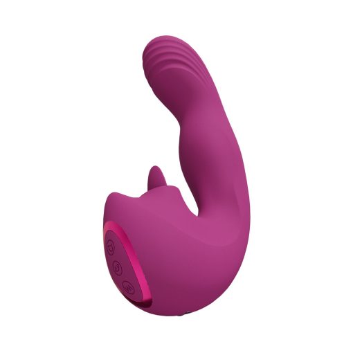 Vive Yumi – G-Spot Finger Motion & Flickering Tongue Vibrator (Pink) - Image 3
