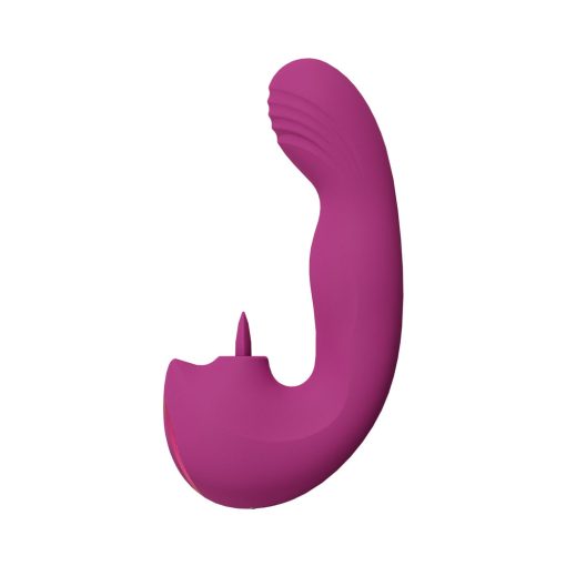 Vive Yumi – G-Spot Finger Motion & Flickering Tongue Vibrator (Pink) - Image 4
