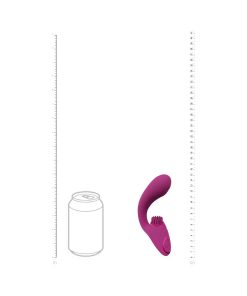 Vive Gen Rechargeable Triple Motor G-Spot Vibrator With Pulse Wave And Vibrating Bristles Pink