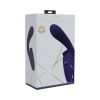 Vive Gen Rechargeable Triple Motor G-Spot Vibrator With Pulse Wave And Vibrating Bristles Purple