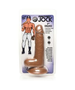 Jock Baseball Brian 7 In. Dildo With Balls Medium