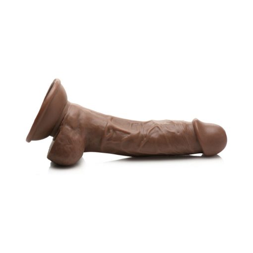 Jock Weightlifting Wesley 7 In. Dildo With Balls Dark - Image 4
