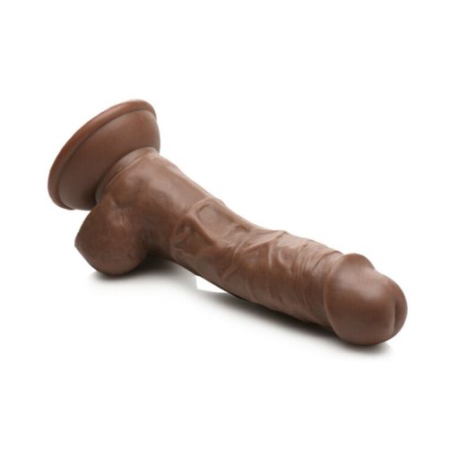 Jock Weightlifting Wesley 7 In. Dildo With Balls Dark - Image 5