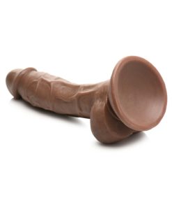 Jock Weightlifting Wesley 7 In. Dildo With Balls Dark