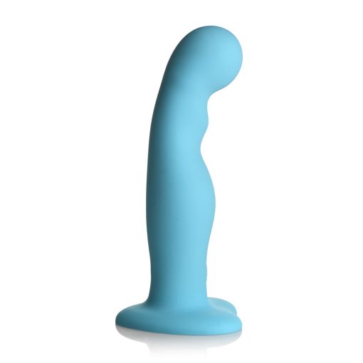 Simply Sweet 21X Vibrating Thick Silicone Dildo W/ Remote Blue - Image 2