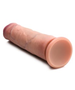 Jock Uncut 8.5 In. Dual Density Silicone Dildo Light