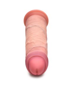 Jock Uncut 8.5 In. Dual Density Silicone Dildo Light