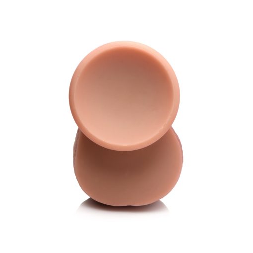 Jock Uncut 8.7 In. Dual Density Silicone Dildo With Balls Light - Image 11