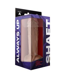 Shaft Model A: 10.5 In. Dual Density Silicone Dildo With Balls Pine