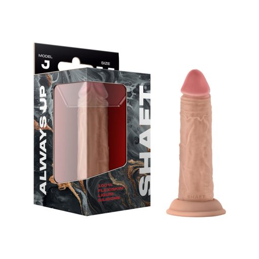 Shaft Model J: 5.5 In. Dual Density Silicone Dildo Pine