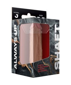 Shaft Model J: 5.5 In. Dual Density Silicone Dildo Pine